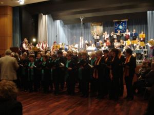 Großes Finale mit dem Liederkranz und dem Musikverein